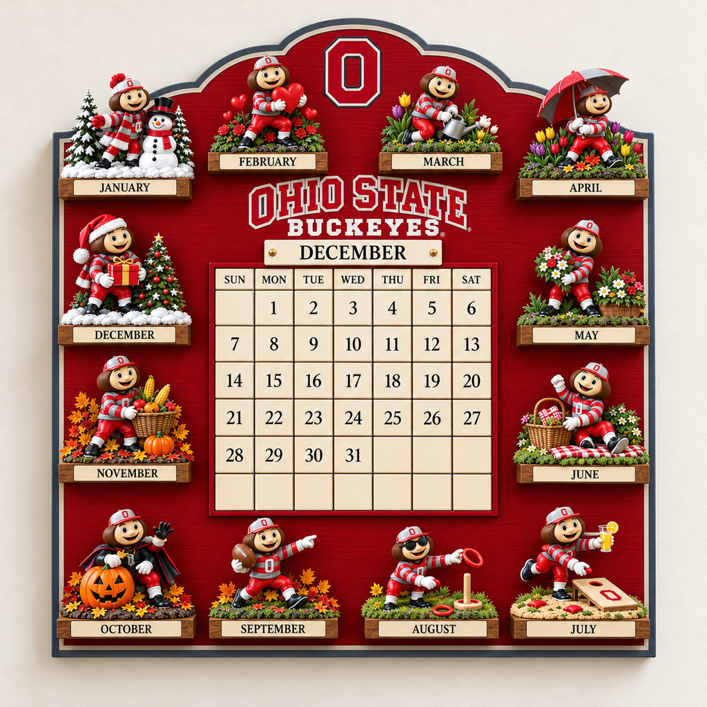 OSB Premium Perpetual Wall Calendar NPL